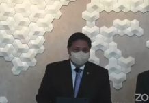 VIDEO: Konferensi Pers Pemerintah Terkait Putusan Uji Formil UU Nomor 11 Tahun 2021 Tentang Cipta Kerja FOTO: Tangkap layar