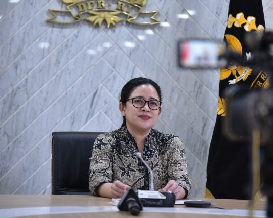 DPR Apresiasi Realisasi Anggaran Pemerintah 2021 FOTO: Ketua DPR RI Dr. (H.C) Puan Maharani. Foto : Kresno/mr