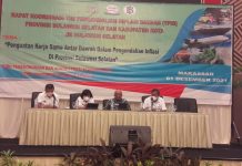 Bupati Bulukumba Paparkan Strategi Pengendalian Inflasi di forum TPID Sulsel FOTO: Bupati Bulukumba H.A Muchtar Ali Yusuf tampil memaparkan strategi pengendalian inflasi pada forum Rapat Koordinasi Tim Pengendalian Inflasi Daerah (TPID) yang berlangsung di Hotel Claro Makassar, Rabu 1 Desember 2021.