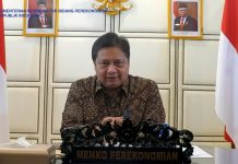 Airlangga: Penerapan Elektronifikasi Transaksi Pemerintah Daerah Mendukung Perbaikan Pengelolaan Keuangan FOTO: Dr. Ir. Airlangga Hartarto, M.B.A., M.M.T., IPU. Menteri Koordinator Bidang Perekonomian Indonesia periode 2019-2024