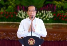 Presiden Jokowi: Memenangkan Kompetisi Salah Satu Pilar Utama Dalam Menjaga Kedaulatan FOTO: Presiden Joko Widodo saat membuka Kongres IV PA GMNI 2021, secara virtual dari Istana Negara, Jakarta, Senin (06/12/2021). (Foto: BPMI Setpres/Muchlis Jr)