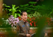 Pidato Presiden Jokowi di HAM Internasional FOTO: Sambutan Presiden Jokowi pada Peringatan Hari HAM Sedunia Tahun 2021, di Istana Negara, Jakarta, Jumat (10/12/2021). (Sumber: Tangkapan Layar)