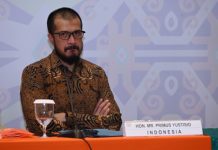 Primus Yustisio: Pandemi Sadarkan Dunia akan Pentingnya Transformasi Digital Anggota Badan Kerja Sama Antar-Parlemen (BKSAP) DPR RI Primus Yustisio hadir secara virtual dari Gedung Nusantara III DPR RI, dalam agenda The 29th Annual Meeting of The Asia-Pacific Parliamentary Forum (APPF), yang diselenggarakan dari Seoul, Korea. Senin (13/12/2021). Foto: Erman/Man