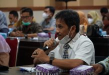 Permudah Pemeriksaan Auditor, Bupati Andi Utta Lauching APPTi Daud Sahal Kadis Kominfo dan Persandian Pemkab Bulukumba hadir dalam kegiatan peluncuran Aplikasi Pemantauan Pemeriksaan dan Tindaklanjut (APPTi). Kamis, (16/12)