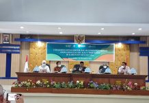 Program USAID Perkuat Peran Klinik Swasta untuk Menekan Angka Kematian Ibu Melahirkan Pertemuan Lintas Sektor dan sosialisasi program di Ruang Pola Kantor Bupati, Kamis 16 Desember 2021.