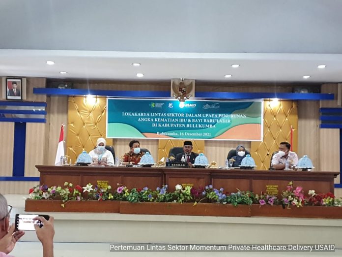 Pertemuan Lintas Sektor dan sosialisasi program di Ruang Pola Kantor Bupati, Kamis 16 Desember 2021.