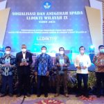 SPADA Award LLDikti Wilayah IX Sultan Batara, Ini Daftar Pemenang PT Pembelajaran Daring Terbaik Penghargaan kepada sejumlah Kampus terbaik berlangsung di Hotel Claro Makassar, Rabu (22/12/2021) malam.