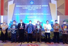 SPADA Award LLDikti Wilayah IX Sultan Batara, Ini Daftar Pemenang PT Pembelajaran Daring Terbaik Penghargaan kepada sejumlah Kampus terbaik berlangsung di Hotel Claro Makassar, Rabu (22/12/2021) malam.