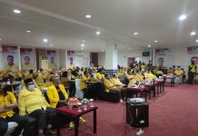 Hadir di Muscam Dapil 4 Golkar Makassar, Appi: Pimcam dan Pimlur Bukan Tim Pemenangan Caleg Muscam DPD II Golkar Makassar Dapil 4 Manggala-Panakukang berlangsung di hotel Denpasar jalan Bolevar, Panakukang. Kamis, (23/12) malam.