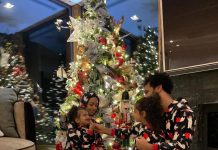 Salah Rayakan Natal Bersama Keluarga Mohammad Salah saat berkumpul dengan keluarga kecilnya di hari raya Natal ummat Kristiani. (Properti Instagram)