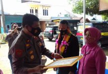 Purnatugas, Polsek Manggala Lepas Kanit Sabhara Kapolsek Kompol H.Edhy Supriadi Idrus, SH. melepas Kanit Sabhara AKP Lagusu yang purnatugas. Kamis, (06/01)