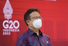 Menkes: Positivity Rate Kedatangan Luar Negeri 65 Kali Transmisi Lokal Menkes Budi Gunadi Sadikin (Foto: Humas Setkab/Agung)