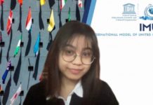 Pelajar SMA asal Makassar Terpilih Sebagai “The Best Rookie Delegate” di UNESCO Center for Peace IMUN Winter Camp 2022 Karen Audrie Muhammad, Pelajar SMA asal Makassar Terpilih Sebagai “The Best Rookie Delegate” di UNESCO Center for Peace IMUN Winter Camp 2022