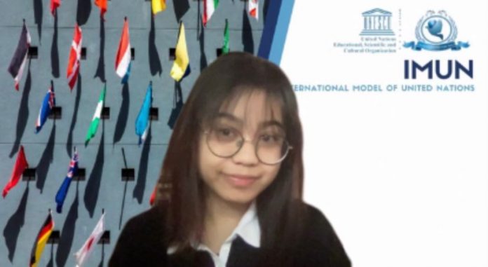 Karen Audrie Muhammad, Pelajar SMA asal Makassar Terpilih Sebagai “The Best Rookie Delegate”  di UNESCO Center for Peace IMUN Winter Camp 2022