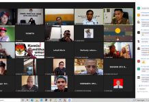 KPU Makassar Buka Kelas Online Pemilu Kita, “KOPI KITA” Peserta Kelas Online Pemilu Kita yang digelar oleh KPU kota Makassar. Kamis, (27/1)