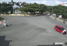 Kanit Tipikor Polres Jeneponto Gagalkan Perampokan Mobil Aksi Ipda Uji Mughni Kanit Tipikor Satuan Reserse Kriminal (Satreskrim) Polres Jeneponto, saat berupaya menggagalkan perampokan mobil (Hasil tangkap layar youtube)