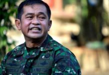 Mantan Pangdam Cendrawasih, Mayjen Maruli Simanjuntak Dilantik Sebagai Pangkostrad Mayjen Maruli Simanjuntak dipercaya menduduki posisi Panglima Komando Strategis Angkatan Darat (Pangkostrad) (ANTARA FOTO/FIKRI YUSUF)