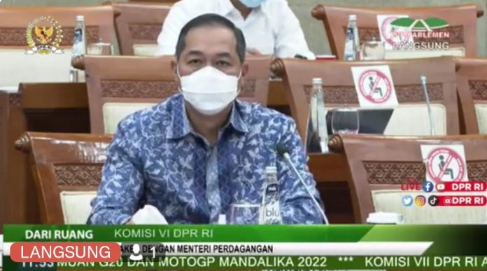 Komisi VI DPR RI Rapat Kerja (Raker) dengan Menteri Perdagangan RI. Senin, (31/1)