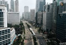 Tahun 2023 Pertumbuhan Ekonomi Indonesia Bakal Tumbuh Diangka 5.9 Persen Kawasan bisnis di Ibukota Negara Jakarta. Jln. Jendral Soedirman. (Properti twitter)