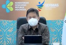 Tekan Risiko COVID-19, Menkes Imbau Masyarakat Segera Lengkapi Vaksinasi COVID-19 Menkes Budi Gunadi Sadikin saat memberikan keterangan pers usai Ratas Evaluasi PPKM, secara virtual, Senin (21/02/2022). (Foto: Humas Setkab/Jay)