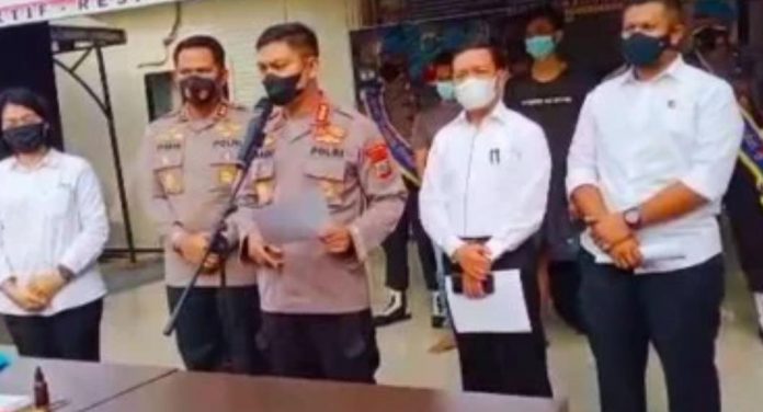 Rilis polisi penangkapan sabu berisi garam seberat 3 kilogram di Polda Sumut