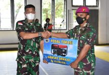 Jaga Kekompakkan” Pesan Terakhir Danlantamal XI Sebelum Meninggalkan Noari Komandan Pangkalan Utama TNI Angkatan Laut (Danlantamal) XI Merauke Brigjen TNI (Mar) Edy Prakoso, S.E lakukan Exit Briefing kepada seluruh Prajurit Lantamal XI, Yonmarhanlan XI dan PNS Lantamal XI sebelum melaksanakan serah terima jabatan 04 Februari 2022 mendatang di Sorong.