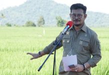 Selain Padi, Mentan SYL Dorong Komoditas Kelapa dan Kopi Bulukumba Menteri Pertanian Syahrul Yasin Limpo (SYL) saat berada di Desa Bialo, Kecamatan Gantarang, Bulukumba. Minggu, 6 Februari 2022.