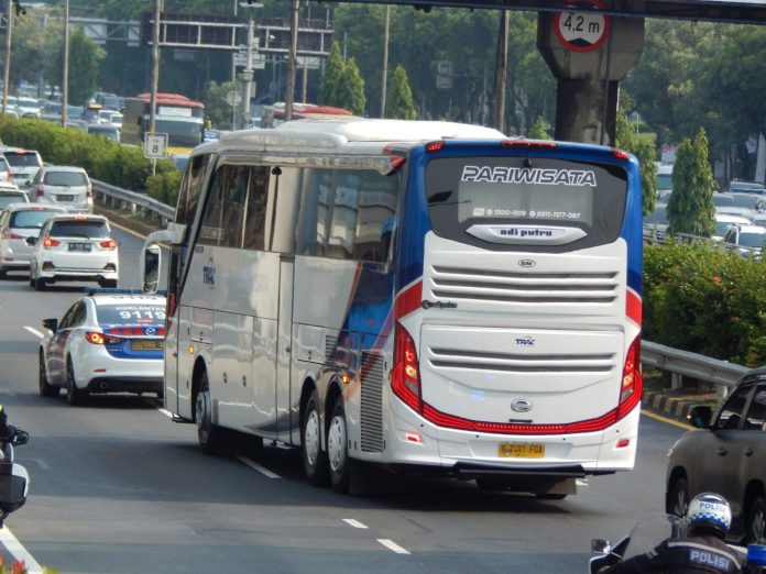 Arus lalu lintas di ruas jalan tol dalam kota Jakarta. (Properti twitter)