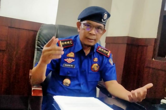 Kepala Bidang Pemadam Kebakaran Provinsi Sulsel Sarbini