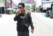 Pengambilan Material Batu Gajah di Sungai Rongkong Disoal Masyarakat Al Hidayat Ketua AMAL saat mengelar aksi beberapa waktu lalu (dok: pribadi)