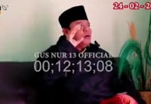 Viral Video Lantunan Adzan Disertai Gonggongan Anjing, Guntur Romli dan Ketum BMI Kecam Gus Nur Hasil tangkap layar dari video viral Gus Nur di aplikasi Tiktok