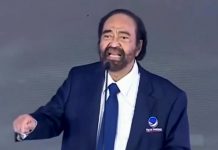 Surya Paloh Tegaskan Tolak Penundaan Pemilu 2024 Ketua Umum Partai NasDem, Surya Paloh