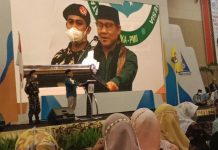 Soal Wacana Penundaan Pemilu, Saya Hanya Usulkan Kata Cak Imin, Presiden Penentu Muhamin Iskandar hadiri deklarasi dukungan sebagai calon presiden (capres) dari relawan kesehatan di Makassar, Sulawesi Selatan (Sulsel) pada Selasa (1/3).