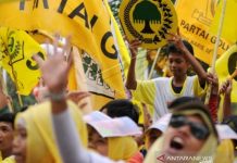 Survei DSI, Partai Golkar Berpotensi Geser PDIP di Pemilu 2024 Foto Kampanye Partai Golkar di Tahun 2019