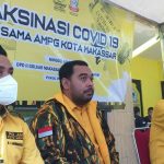 AMPG Makassar Gelar Vaksinasi COVID-19, Ulyl Nurdin: Kami Target 1000 Penerima Vaksin Kiri Ketua Panitia Vaksinasi AMPG Muh. Ulyl Imam Fitra Nurdin S. Ked, (Tengah) Ketua AMPG Kota Makassar Andi Suharmika Hasir, SH, Ketua Bappilu Makassar Abdul Wahab Tahir.