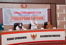 Hari Perempuan Internasional, DPPPA Makassar Edukasi Pencegahan Pernikahan Dini Kepala Dinas DPPPA Kota Makassar Achi Soleman, hadiri diskusi yang digelar dalam rangka International Womens Day. Rabu, (9/3/2022).