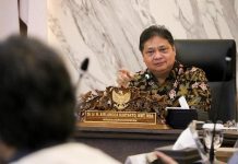 Minyak Goreng Banjir di Pasaran, ini Kata Menko Perekonomian Airlangga Hartarto saat memberi penjelasanya kepada wartawan, Jumat (18/3/2022).