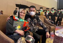 Istri Di Wisuda, Ketua Umum DPP PSMP Support untuk Lanjutkan Studi Hingga S3