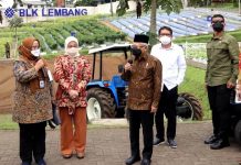 Wapres: Tenaga Terampil Produktif Kunci Gerakkan Industri Wapres Ma’ruf Amin saat meninjau Balai Pelatihan Vokasi dan Produktivitas (BPVP) Lembang, Bandung Barat, Rabu (23/03/2022). (Foto: BPMI Setwapres)