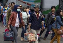 Hore Bisa Mudik Lebaran, Pejabat Dilarang Buka Puasa Bersama dan Open House Foto suasana mudik direkam Rabu, 06 Mei 2020