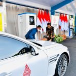 Presiden Jokowi Resmikan SPKLU Ultra Fast Charging Pertama di Indonesia Presiden Jokowi meresmikan peluncuran SPKLU) Ultra Fast Charging pertama di Indonesia, yang digelar di Central Parkir ITDC Nusa Dua, Kabupaten Badung, Provinsi Bali, pada Jumat (25/03/2022). (Foto: Laily Rachev)