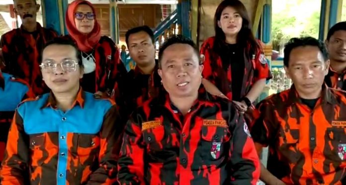 FOTO: Hasil tangkap layar dari video MPC Pemuda Pancasil Kabupaten Gowa