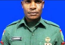 Tinggalkan Satuan, Prada Yotam Gabung KKB Bawa 1 Pucuk Senpi Jenis SS1 V1 Prada Yotam Bugiangge anggota Kompi C Senggi