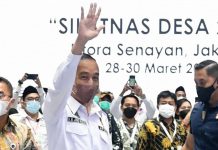 Apdesi Dukung Jokowi 3 Periode, Surtawijaya: Habis Lebaran Kami Deklarasi Presiden Jokowi saat menghadiri Silatnas APDESI 2022, di Jakarta, Selasa (29/03/2022).