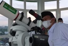 Jumat, Kemenag Sidang Isbat Awal Puasa Ramadan 1443 Hijriah Observatorium MAN 1 Surakarta