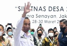 Presiden Hadiri Silatnas APDESI Tidak Terdaftar di Kemenkumham, Roy Suryo: Ambyar! FOTO: Presiden Joko Widodo saat menghadiri pembukaan Silaturahmi Nasional Asosiasi Pemerintah Desa Seluruh Indonesia (APDESI) Tahun 2022 di Istira Senayan pada Selasa lalu (29/3).
