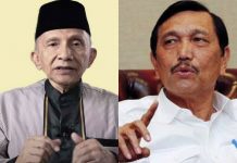 Sebut Rezim Paranoid, Amien Rais: Duet Jokowi-Luhut Harus Berakhir di 2024 FOTO: Kiri Amen Rais dan Kanan Luhut Binsar Pandjaitan