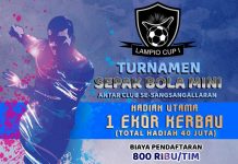 Pemuda Lembang Saluallo Sanggala Utara Gelar Turnamen Lampio Cup, Hadiah Utamanya 1 Ekor Kerbau