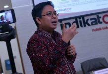 Survei Indikator, TNI Institusi Negara yang Paling Dipercaya Publik Direktur Eksekutif Indikator Politik Indonesia Burhanuddin Muhtadi