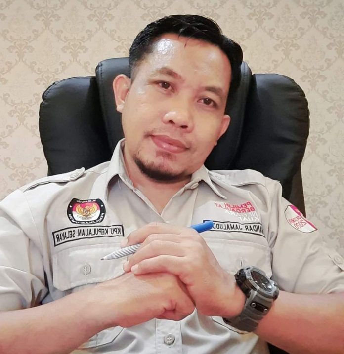 FOTO: Ketua Komisi Pemilihan Umum (KPU) Kabupaten Kepulauan Selayar, Sulsel, Nandar Jamaluddin